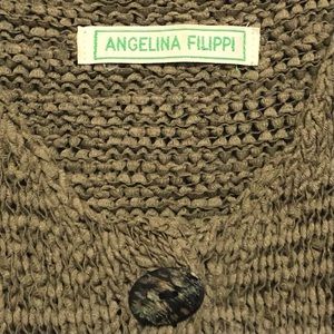 Vintage 100% Cotton Hand-Knit Vest OS fits multi